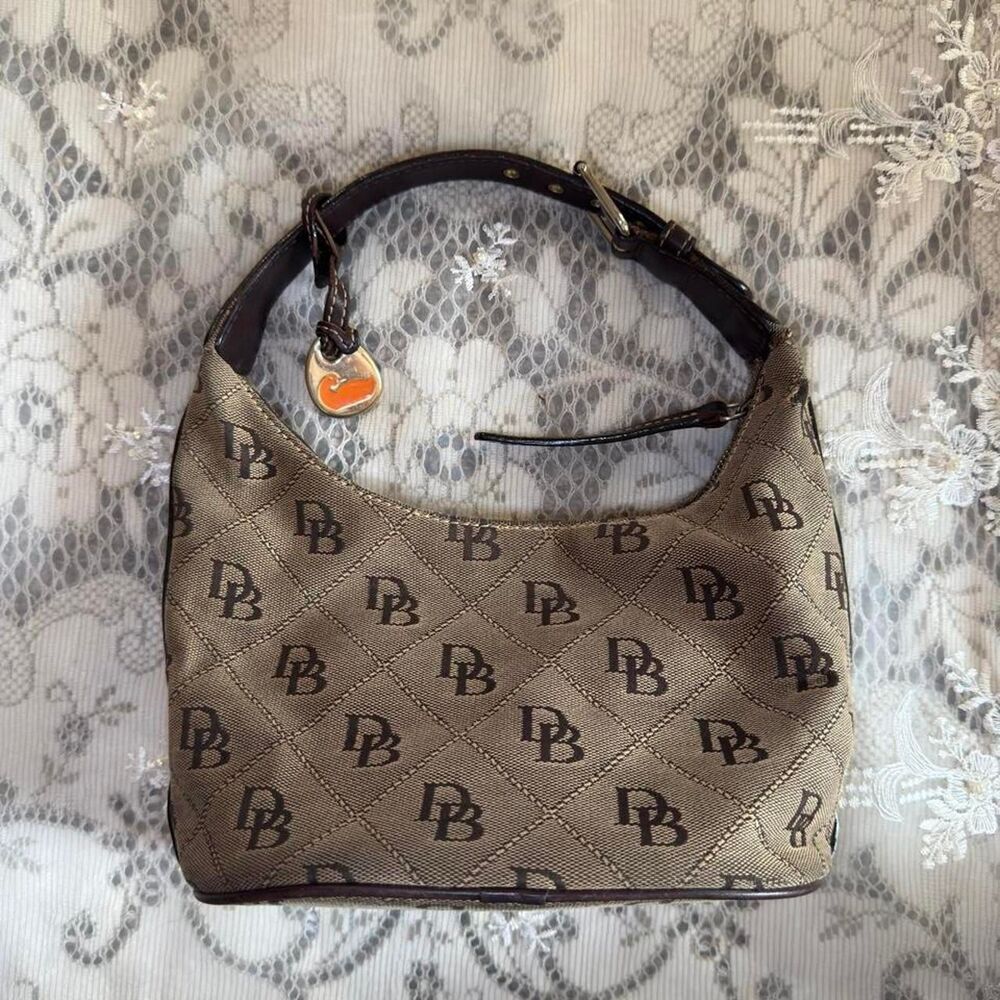 Dooney-bourke Women's Brown and Khaki hand/shoulder Bag